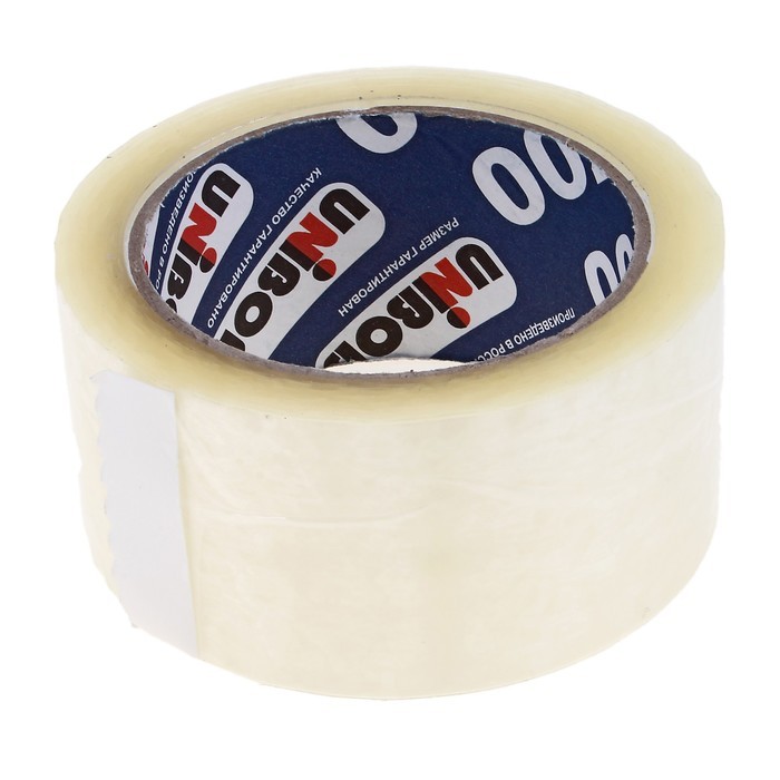 Клейкая лента UNIBOB 50мм*66м 70мкм, прозрачная