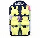 Форма для выпечки 6 кексов «Зайчик, мишка, бабочка»