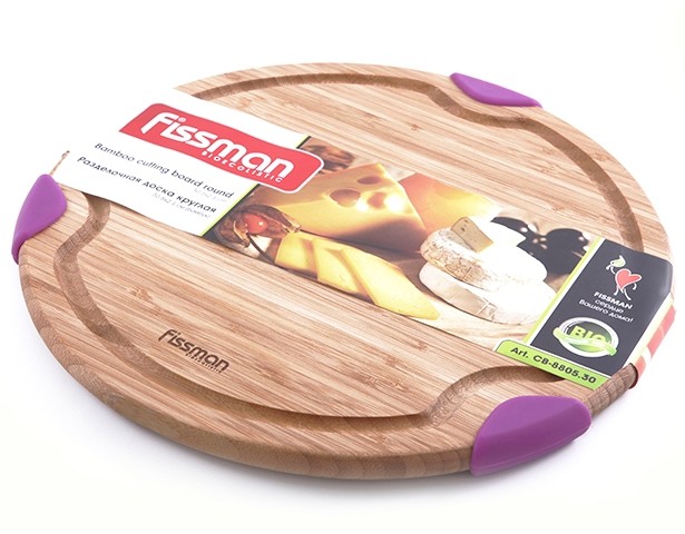 Разделочная доска круглая (30,5x2,1 см) | Fissman