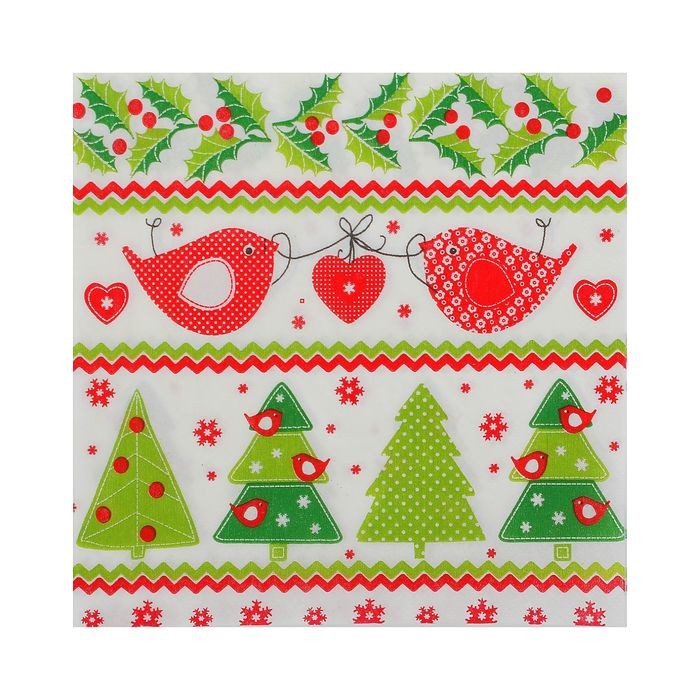 Салфетки бумажные «Новогодние» | Страна Карнавалия