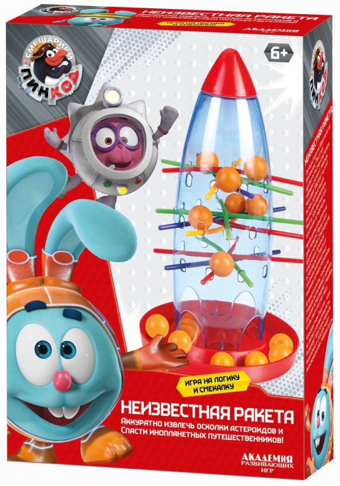 Настольная игра «Неизвестная ракета» | Смешарики | Академия Развивающих игр