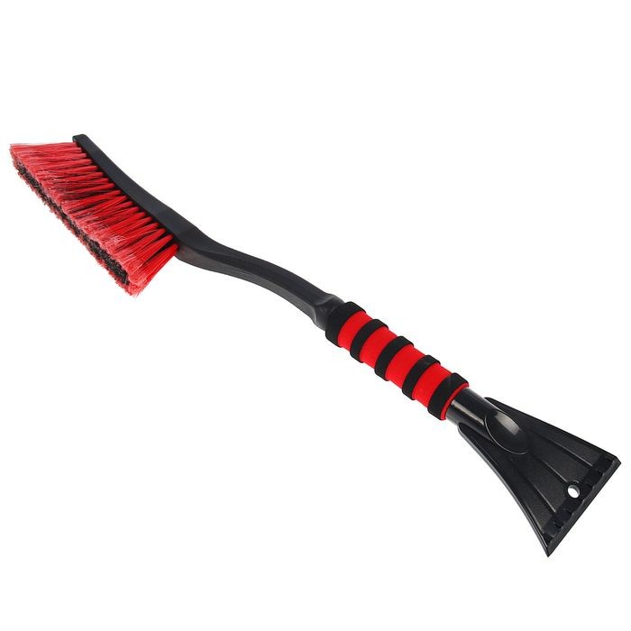Щётка-скребок AVS WB-6318, 62 cм, мягкая ручка, распушенная щетина