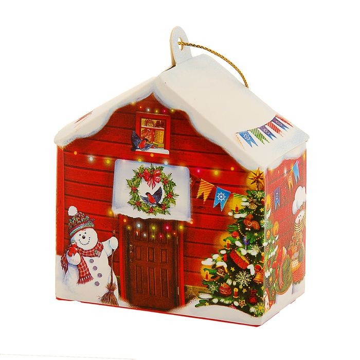 Полотенце махровое «Новогодний домик» (30х30 см) | Collorista