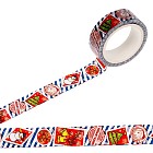 Лента клейкая декоративная «Новогодняя почта»