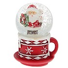 Сувенир водяной шар в форме чашки «Дед Мороз»