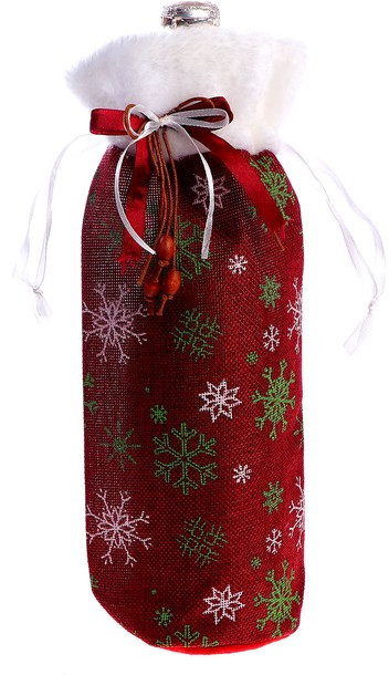 Одежда на бутылку «Зимнее время» | Страна Карнавалия