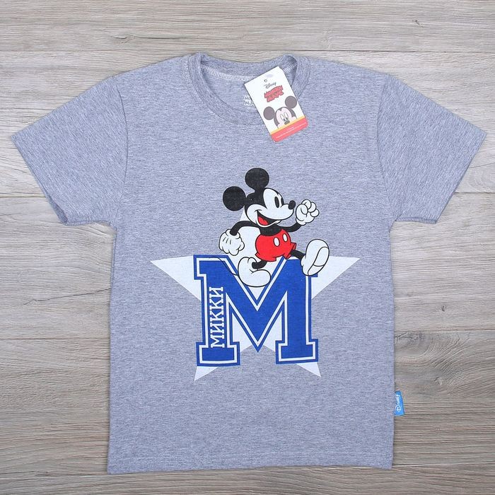 Футболка детская «М» Микки Маус | Микки Маус и друзья | Disney