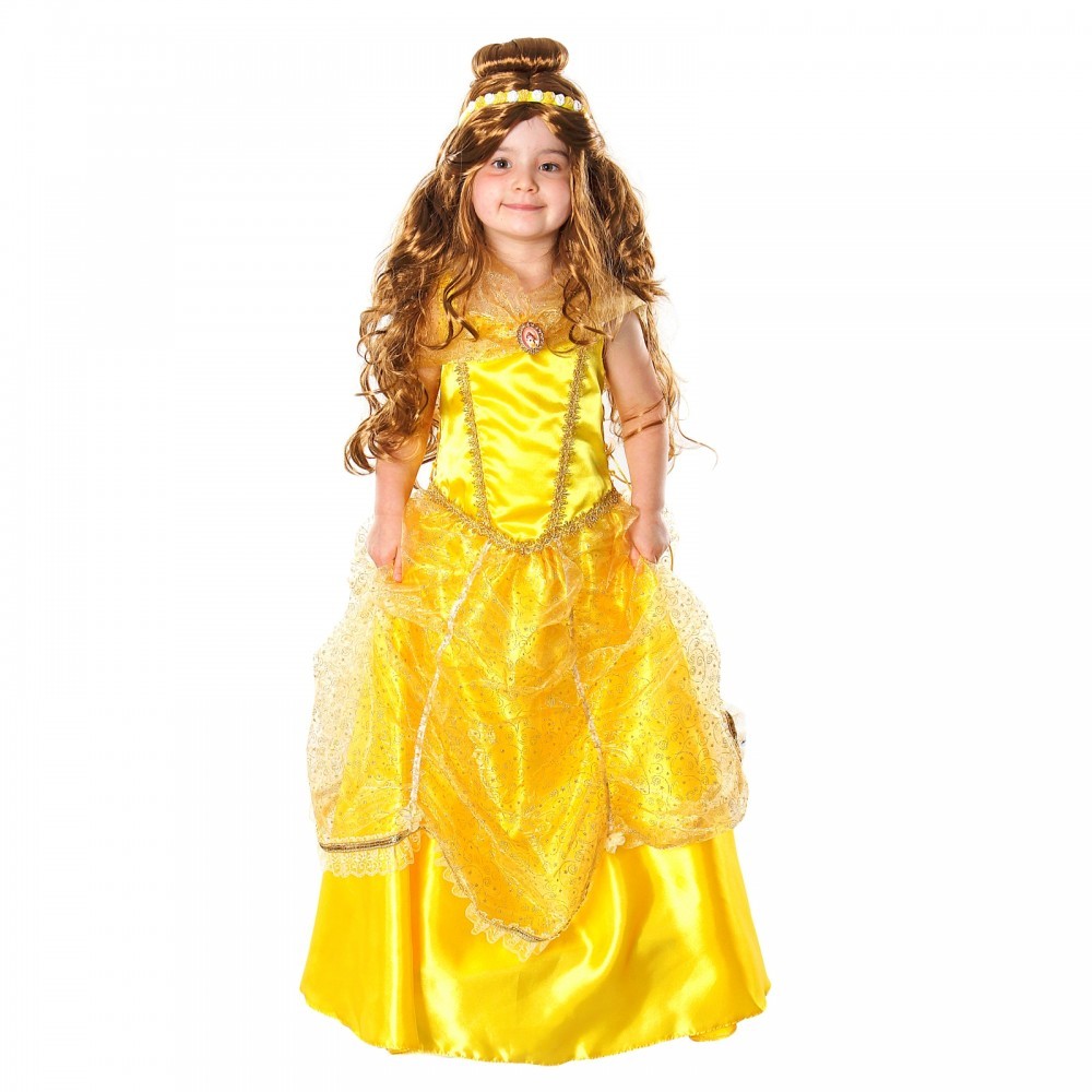 Детский карнавальный костюм «Принцесса Белль» | Карнавал для детей. Disney. Принцессы | Batik