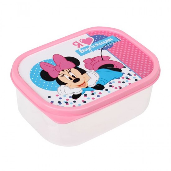 Ланч-бокс прямоугольный «Я люблю вкусняшки», 0,5 л
