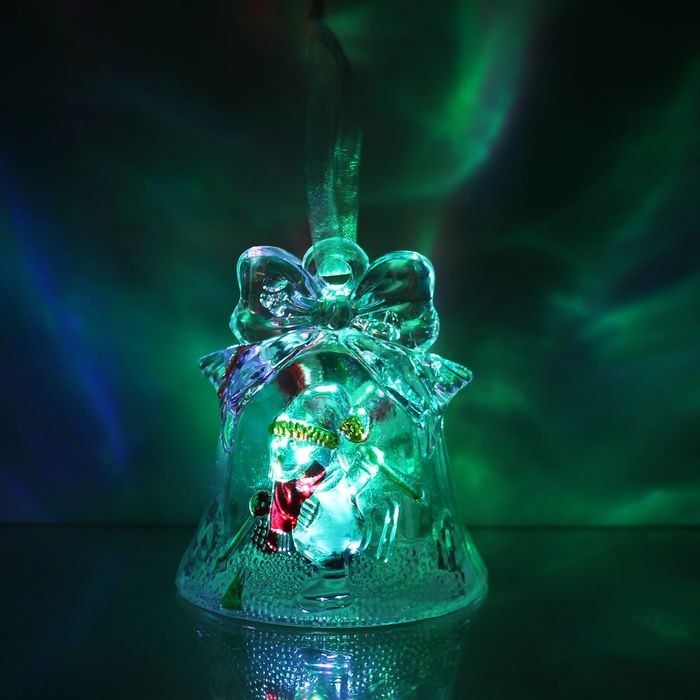 Игрушка световая «Колокольчик и Снеговик» (батарейки в комплекте) | Luazon Lighting | Luazon