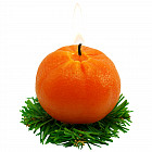 Свеча новогодняя «Мандарин»