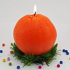 Свеча новогодняя «Апельсин крупный»