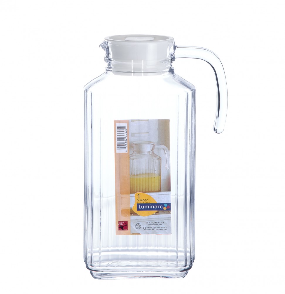 Графин с крышкой Quadro (1,7 л) | Quadro | Luminarc