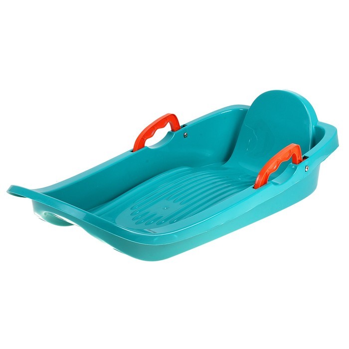 Санки-ледянки «Мини-боб», цвет бирюзовый | Радиан