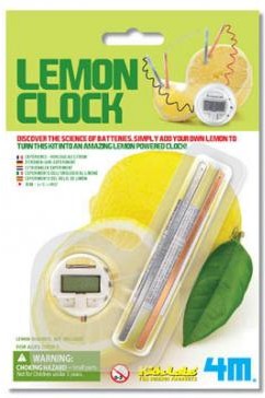 Набор для опытов «Часы из лимона» | 4М