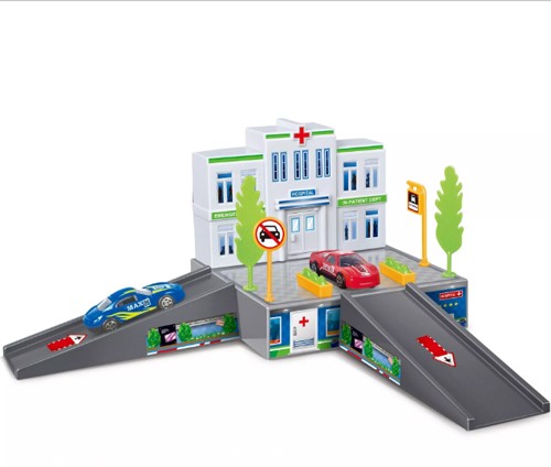 Игровой набор «Больница», 1 машинка | City Parking | Dave Toys