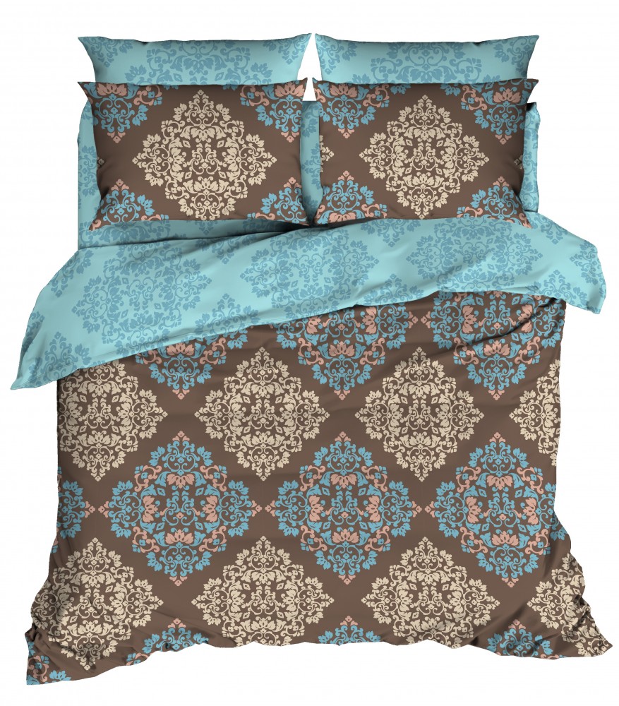 Комплект постельного белья «Бархат» (арт. 701/2, 2-спальный, сатин, 2 наволочки 70х70, 2 наволочки 50х70) | Люкс | ТДЛ Текстиль