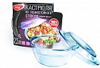 Кастрюля стеклянная с крышкой