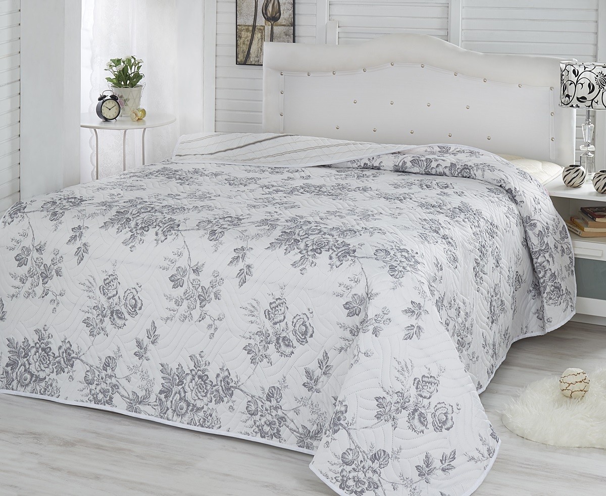 Покрывало стеганое «Modalin» (2-спальное, полиэстер, размер 200х220) | Ilk-On tekstil