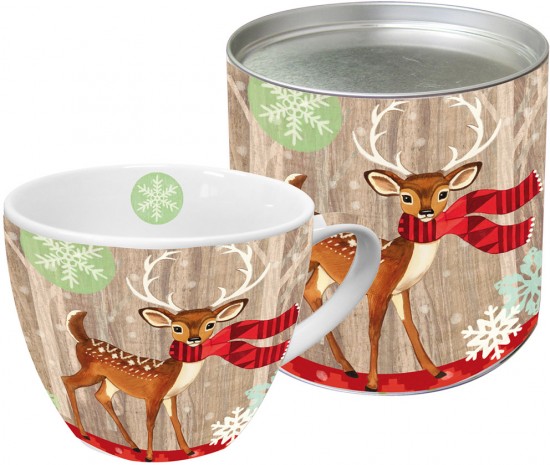 Кружка в подарочной коробке «Deer with Scarf» (450 мл)