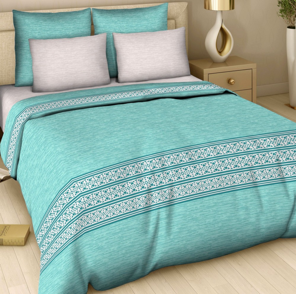 Комплект постельного белья «Модный штрих» (рис. 336/1, евро, поплин, 2 наволочки 70х70) | Золотая | ТДЛ Текстиль