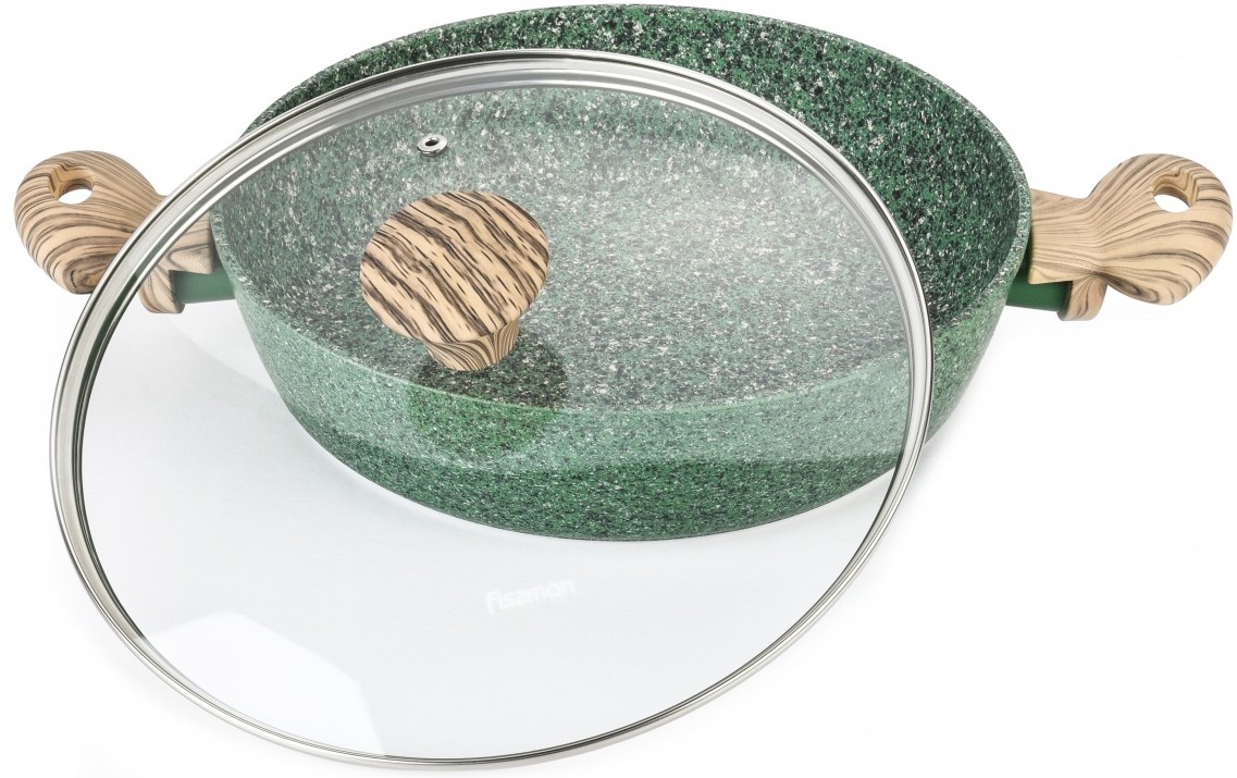 Сотейник «Malachite» со стеклянной крышкой | Malachite | Fissman