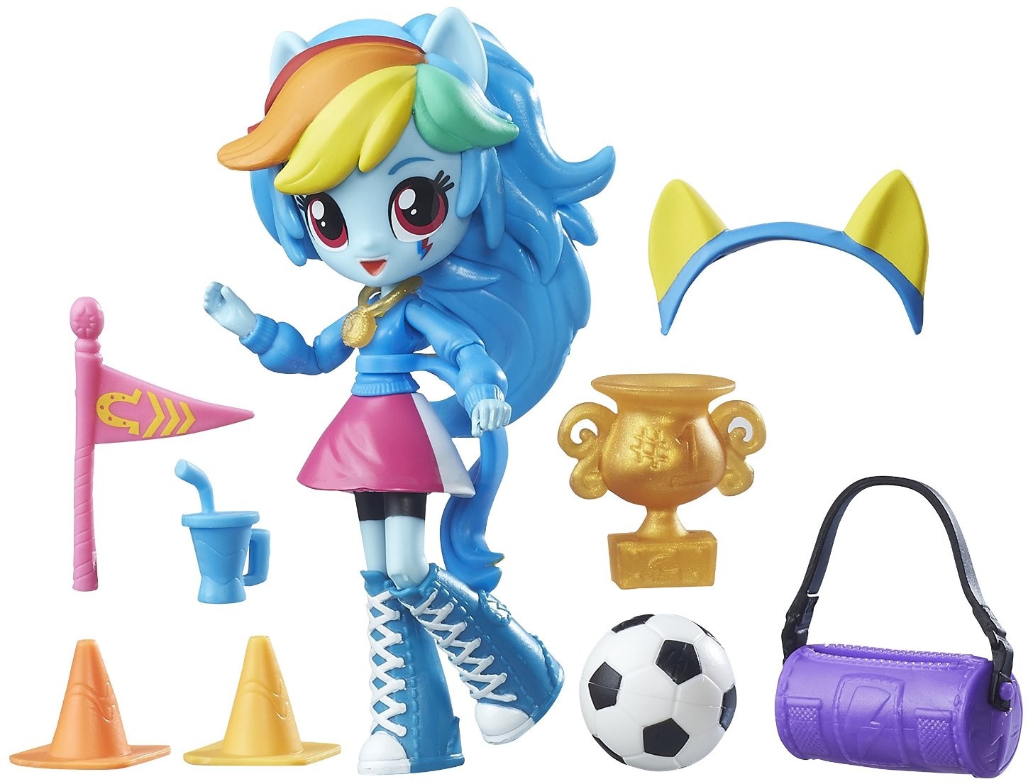 Мини-кукла Equestria Girls «Рейнбоу Дэш», 12 см | My Little Pony. Equestria Girls | Hasbro