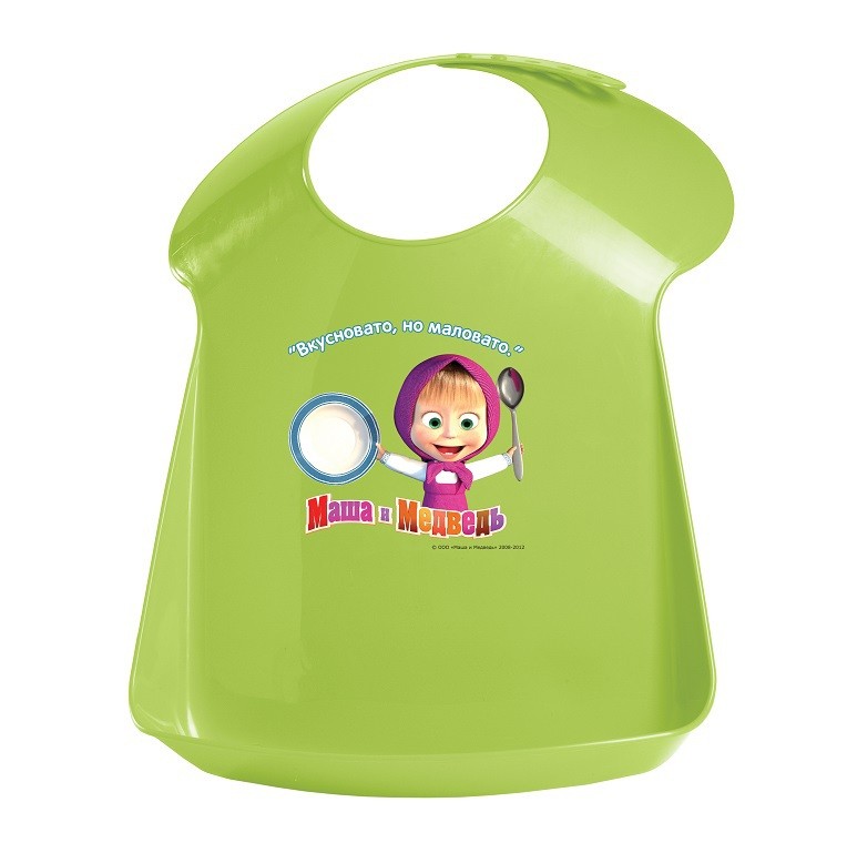 Нагрудник детский «Маша и Медведь» | Бытпласт