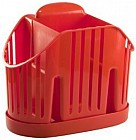 Сушилка для столовых приборов (3 секции), цвет красный