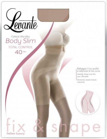 Колготки женские «BODY SLIM Total Control» (nero, 40 DEN)