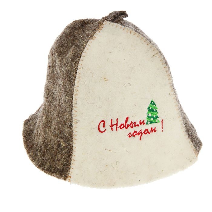 Шапка для бани и сауны «С Новым годом! Ёлочка» | Банная терапия | Банные традиции
