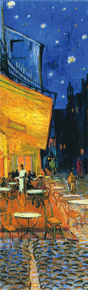 Закладка с резинкой «Ван Гог. Ночная терраса кафе» | Артзакладка