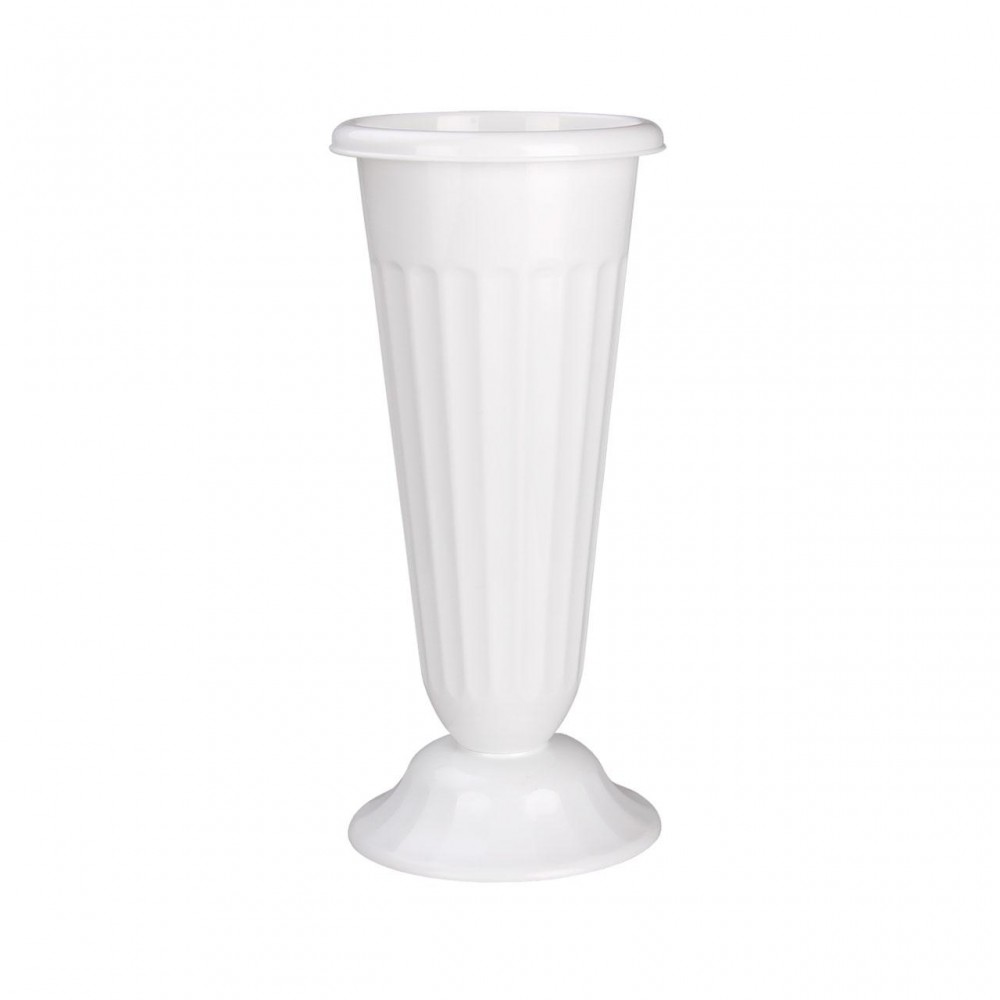 Ваза для цветов под срезку, цвет белый | Альтернатива