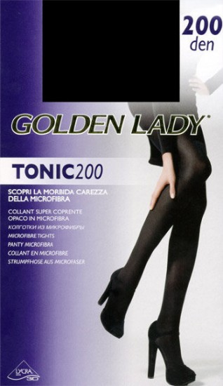 Колготки из микрофибры «TONIC» (nero, 200 DEN)