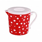 Кувшин «Горошек» (1,5 л), цвет красный