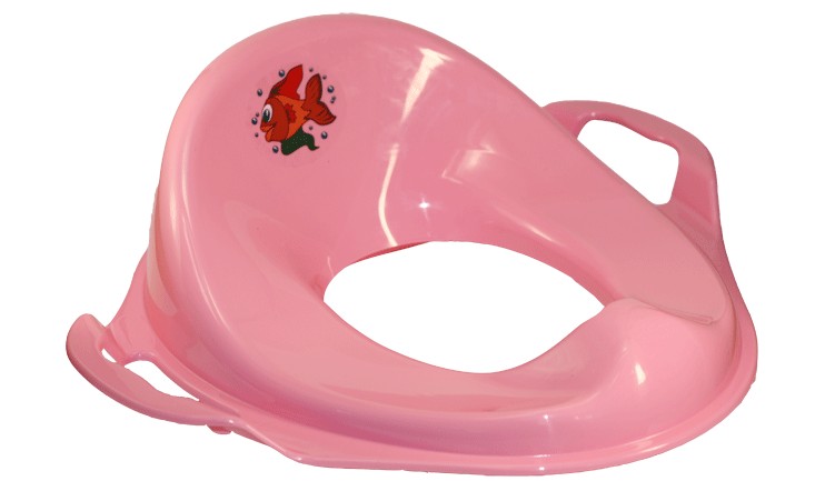 Накладка на унитаз детская, розовый | IDEA