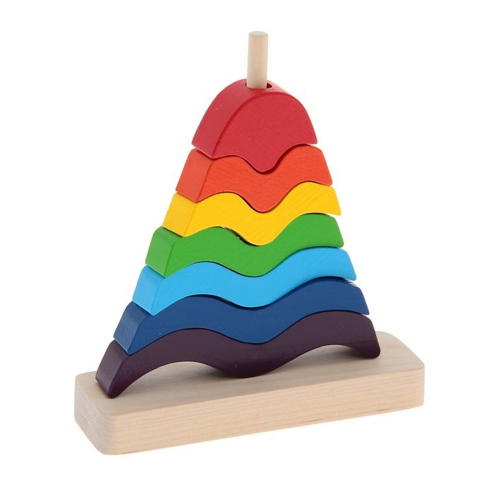 Пирамидка «Елка», 8 деталей | Пирамидки | Крона