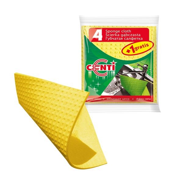 Cалфетка губчатая «CENTI», 5 штук | Centi | YORK