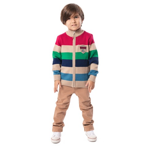 Кардиган трикотажный для мальчиков | Автоклуб | PlayToday
