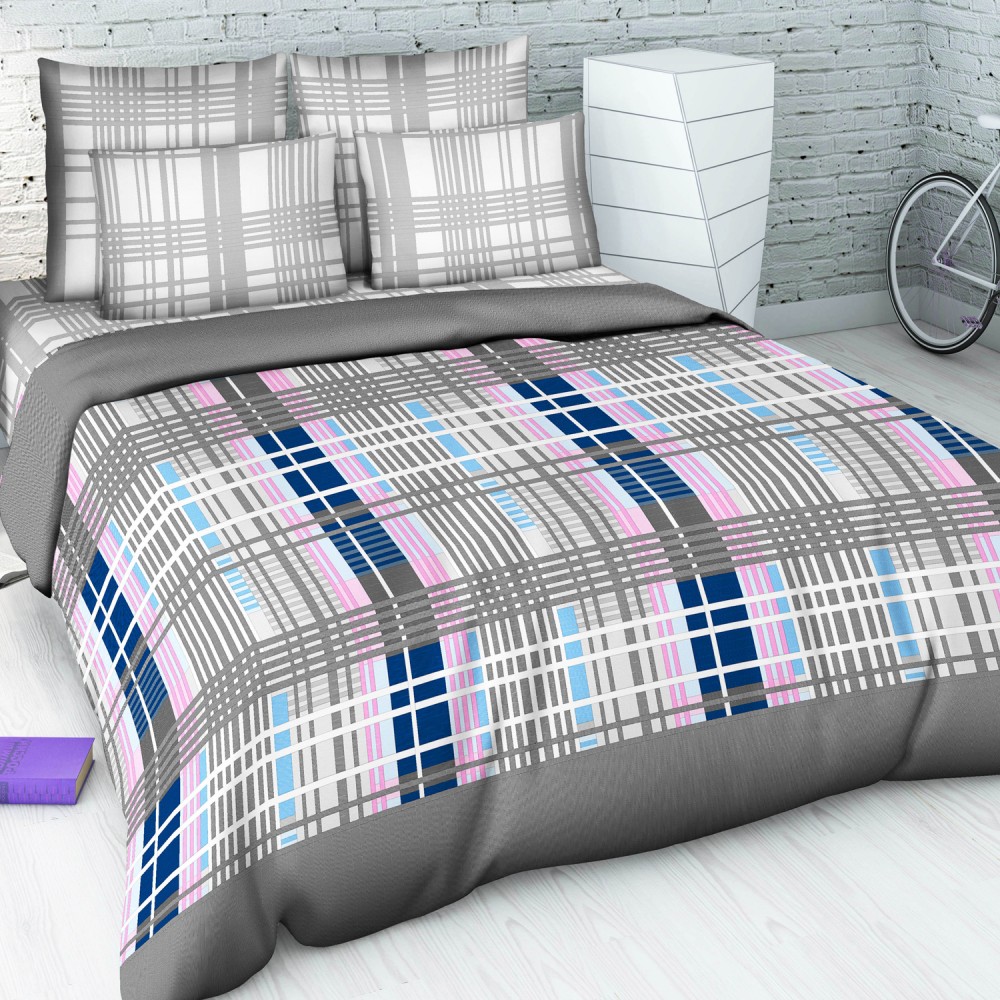 Комплект постельного белья «Ритм» (арт. 5413/1, 2-спальный, бязь, 2 наволочки 70х70) | Дизайн сезона | ТДЛ Текстиль