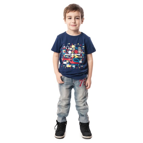 Футболка трикотажная для мальчиков | Будь героем! | PlayToday
