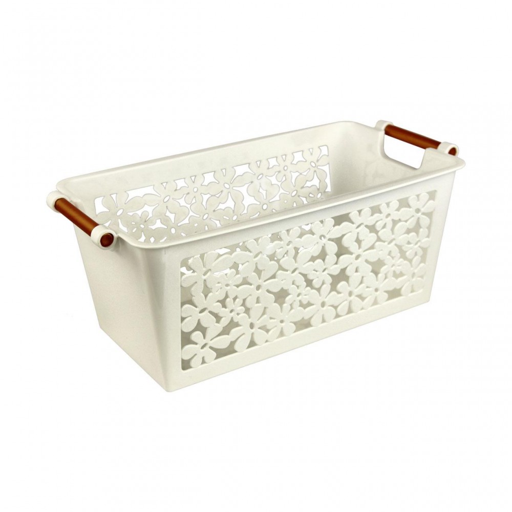 Корзина «Романтика» большая (24,5х14,5х11 см), (цвет в ассортименте) | Романтика | Альтернатива