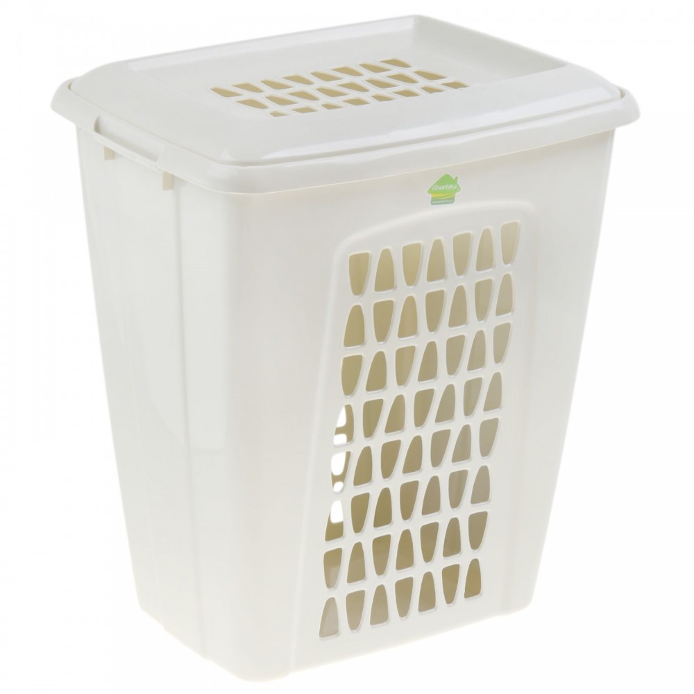 Корзина для белья «Молетта» (45 л), белый | Молетта | Martika