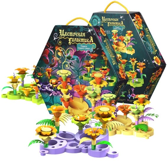 Конструктор «Планета сладкого тумана» | Цветочная галактика | Биплант