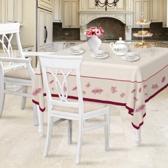 Скатерть рогожка Романтика «Сад бабочек» (145×145 см) | Сад бабочек