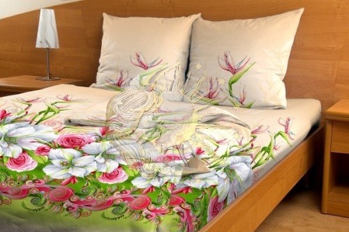 Комплект постельного белья «Жемчужный букет» (арт.3910, 2-спальный, бязь, 2 наволочки 70х70) | Чарующая ночь | Т-Лидер