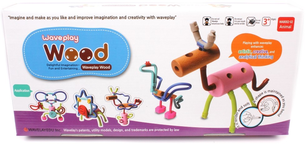 Гибкий конструктор «Wood Animal» | Wood | WavePlay