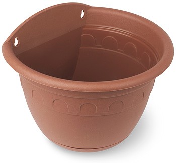 Кашпо настенное «Колывань» (3,2 л; d-24 см), терракот | Колывань | Martika