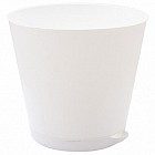 Цветочный горшок «Крит» (1,8 л, d-16 см), белый