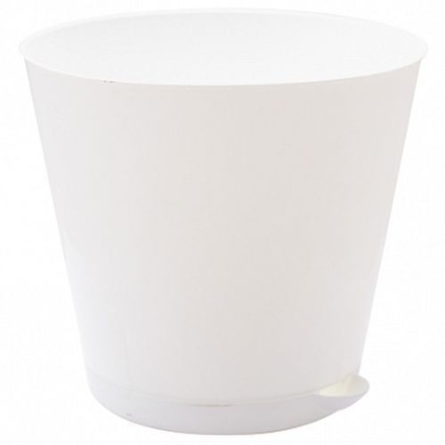 Цветочный горшок «Крит» (1,8 л, d-16 см), белый | Крит | InGreen